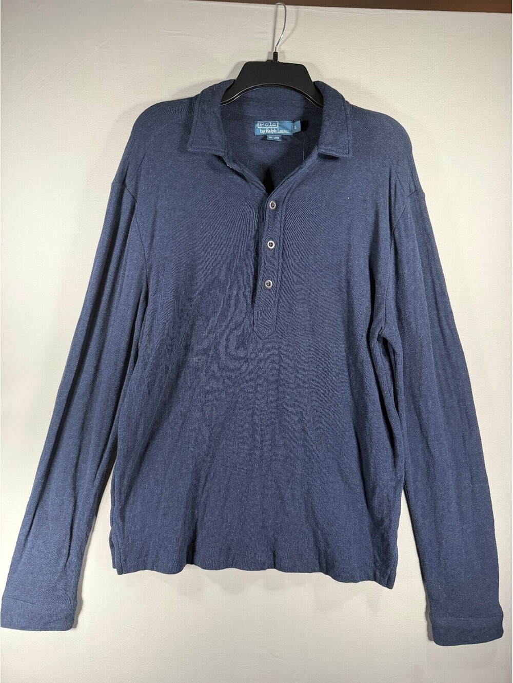 Polo by Ralph Lauren Classic Men's Long Sleeve Cotton Polo Shirt Size Large NWT